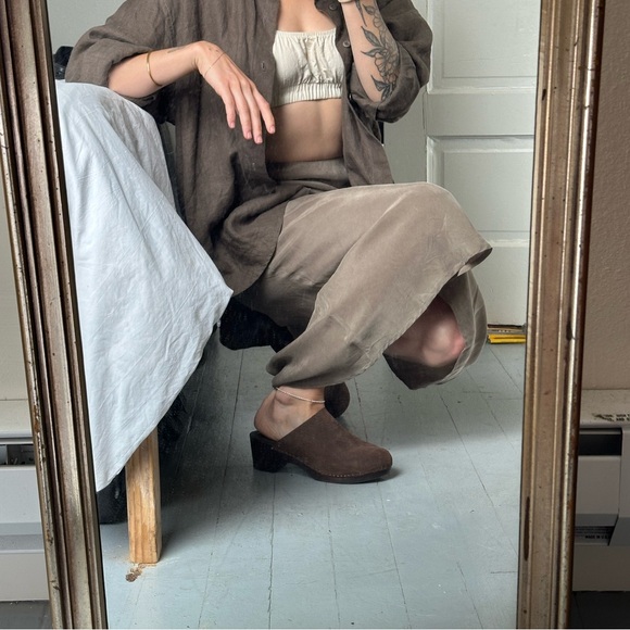 Doen clogs in brown suede - Picture 1 of 5